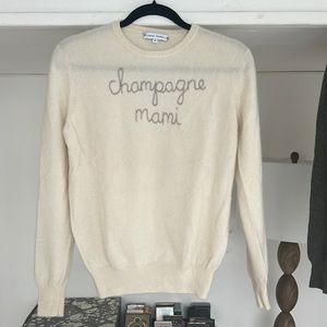 Lingua Franca “champagne mami” sweater